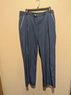 Vintage Christian Dior Monsieur Pants Blue White Men's Size Large